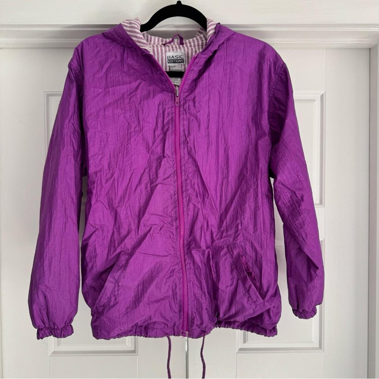 Basic Editions Women's Jacket - Purple - M – Basi… - image 1