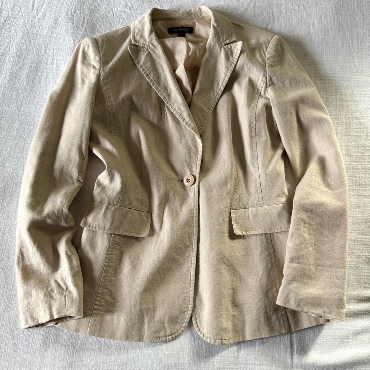 Source Unknown Women's Jacket - Tan/Cream - 8 – V… - image 3