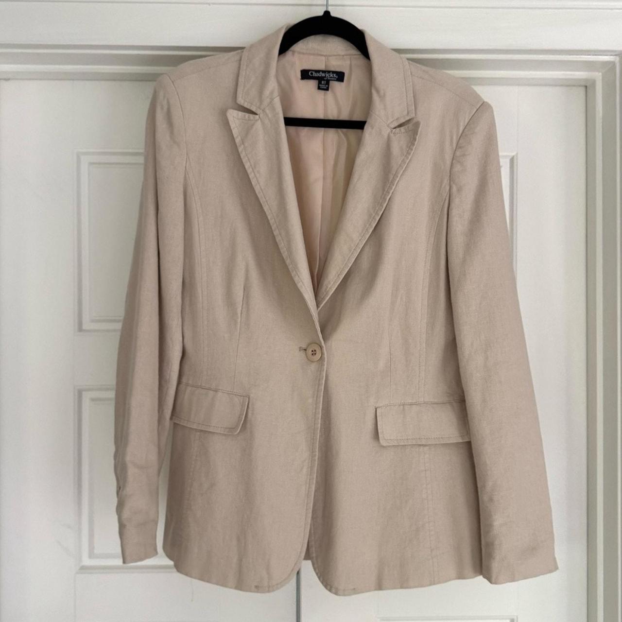Source Unknown Women's Jacket - Tan/Cream - 8 – V… - image 1