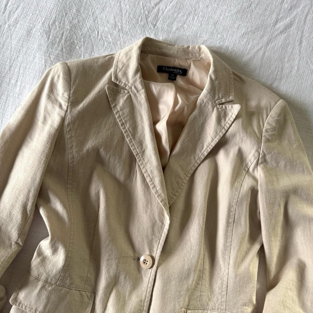 Source Unknown Women's Jacket - Tan/Cream - 8 – V… - image 4