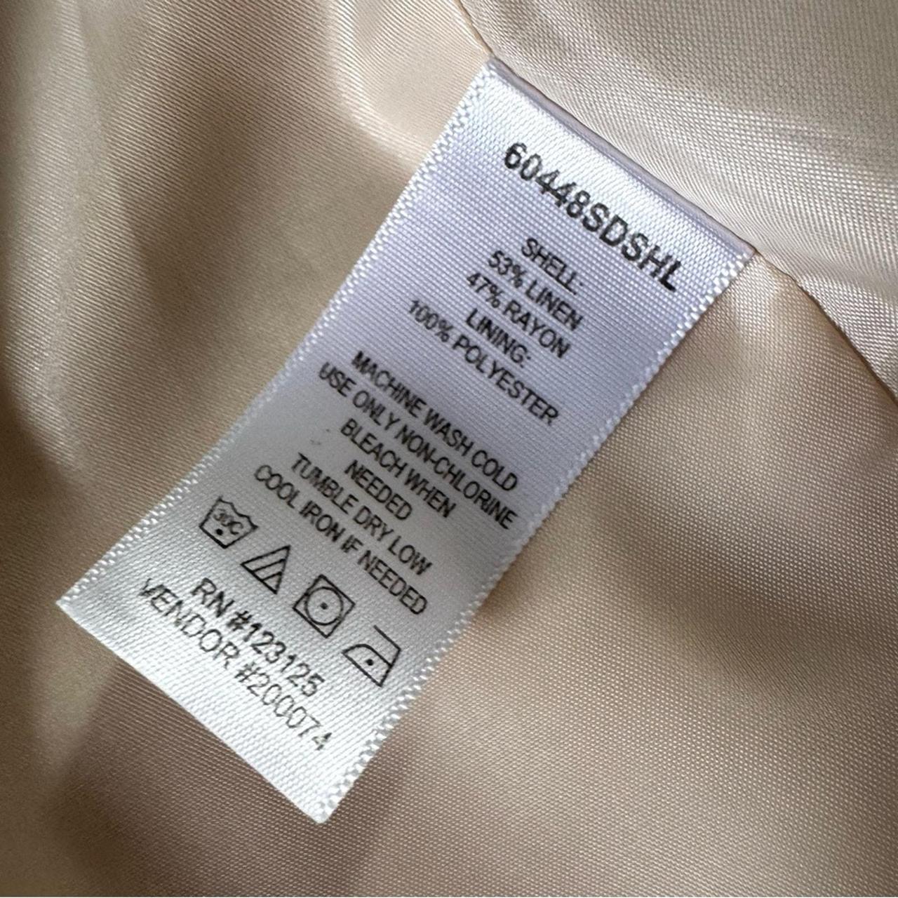 Source Unknown Women's Jacket - Tan/Cream - 8 – V… - image 6