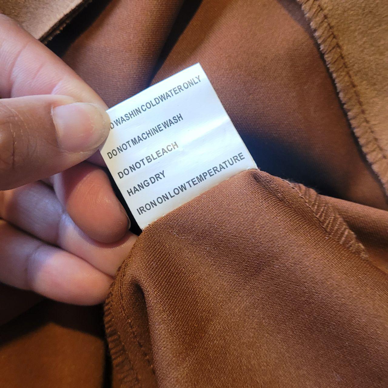 Source Unknown Women's Polyester Jacket - Tan/Bro… - image 4