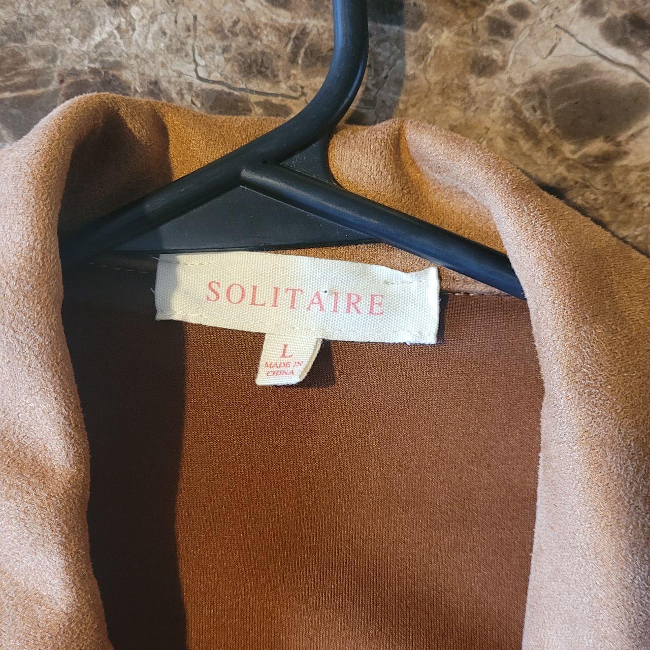 Source Unknown Women's Polyester Jacket - Tan/Bro… - image 3