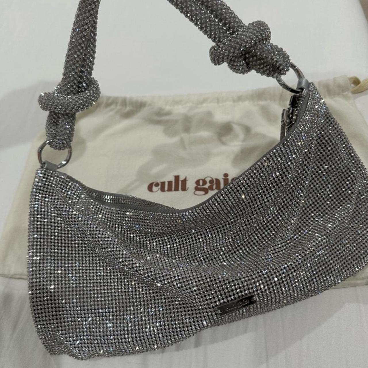 NWT Cult Gaia Hera Nano Rhinestone Shoulder Bag Depop