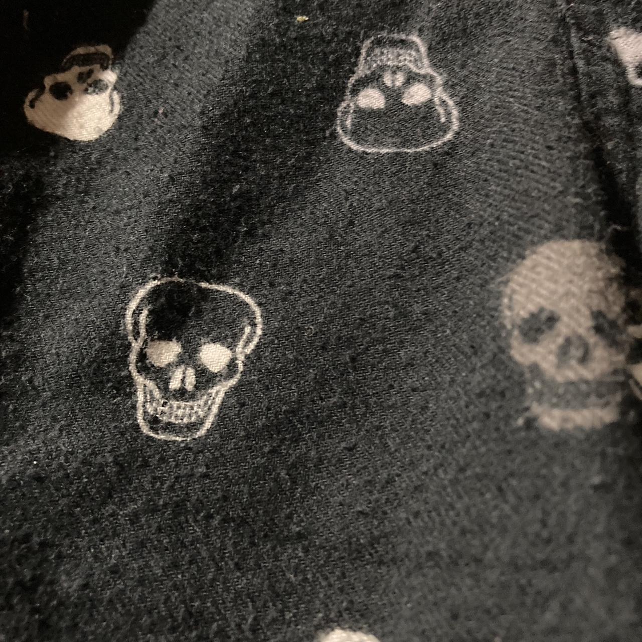 Merona - Skeleton Skull Pattern PJ Pajama Pants... - Depop