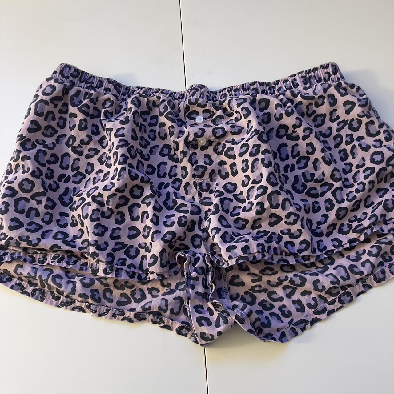 Victorias Secret PINK Purple Leopard Cheetah Print... Depop
