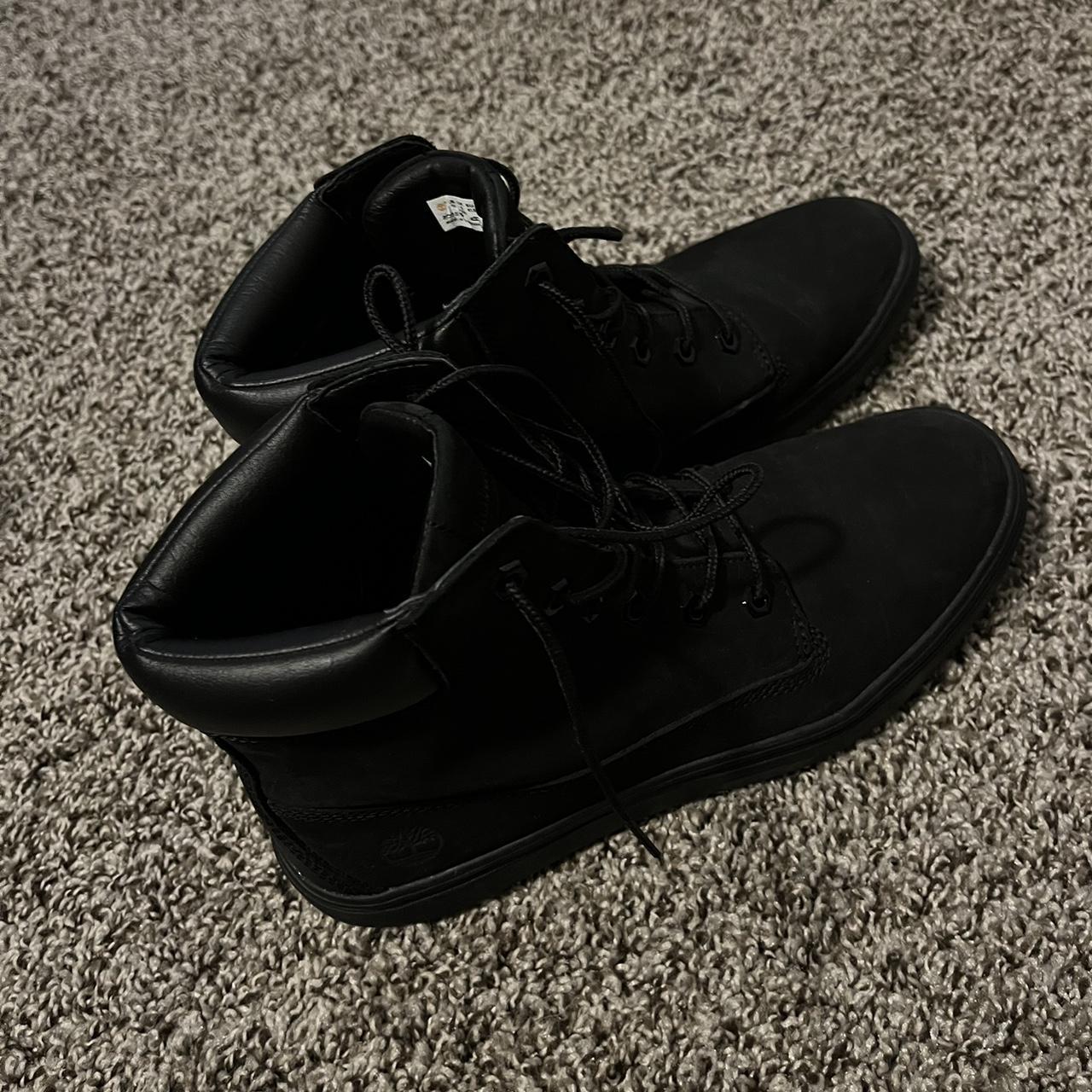 timberland sneaker boots black