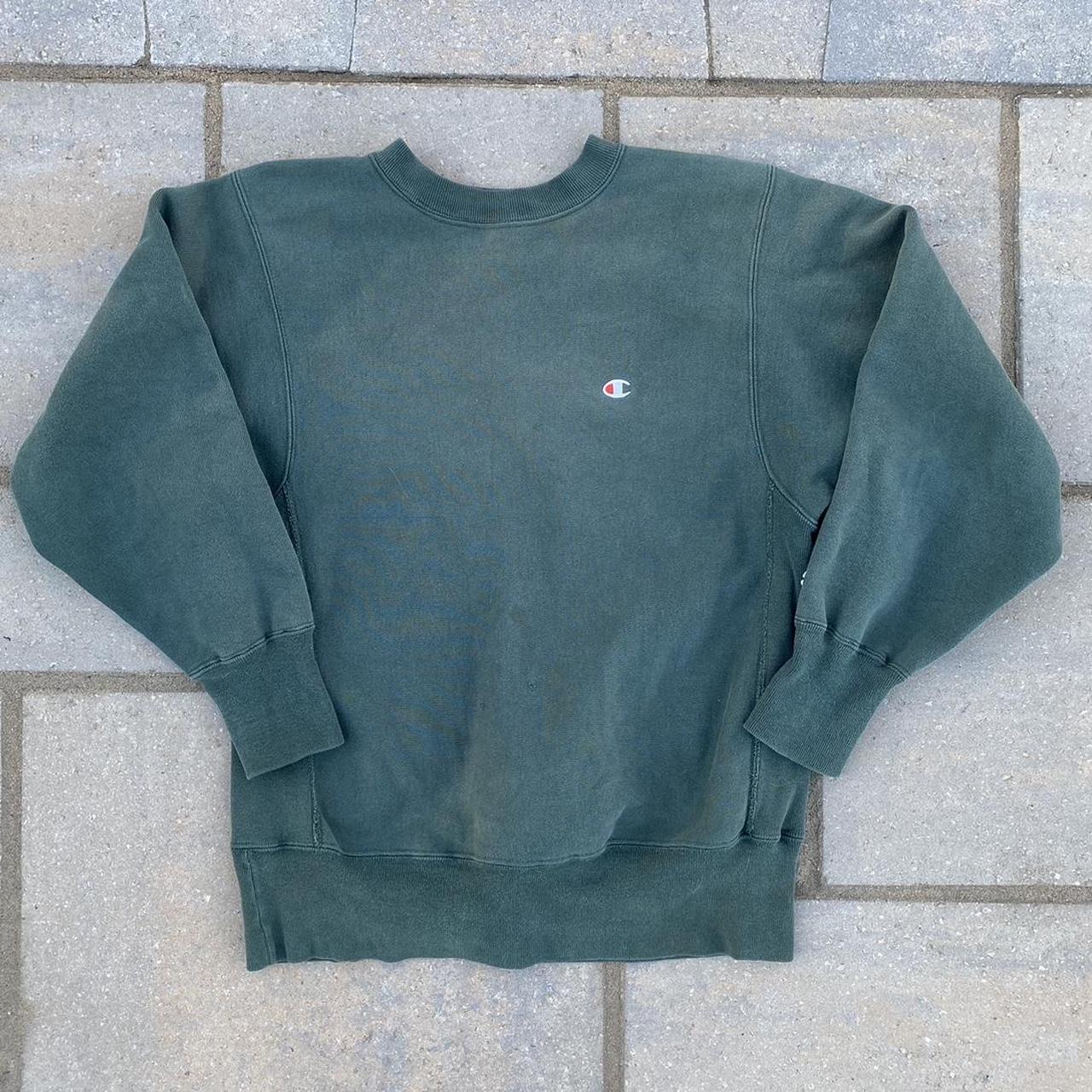 Champion sweater clearance dark green 90