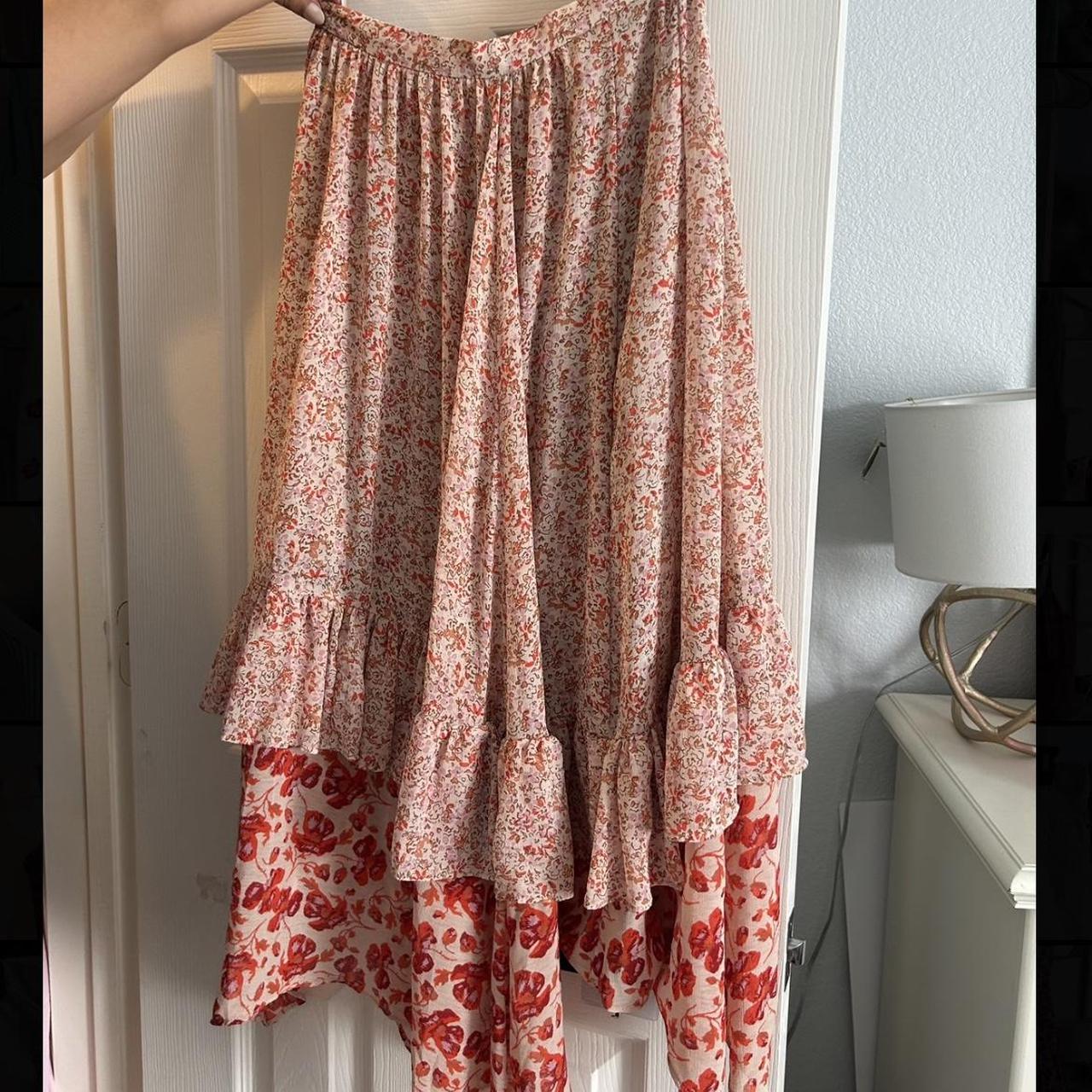 BEAUTIFUL free people floral skirt!! Wish I could... - Depop