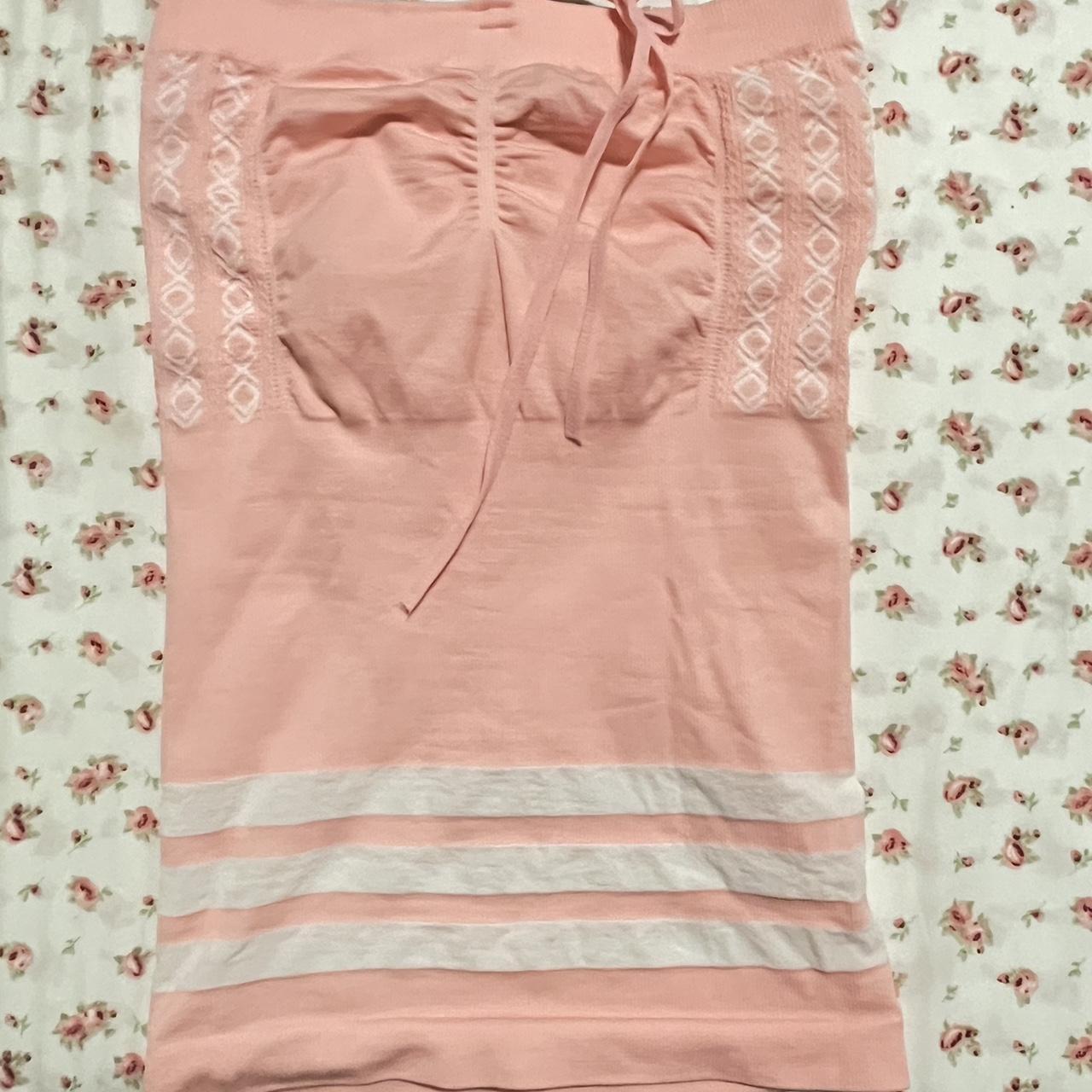 Baby Pink y2k Halter top/tube top One Size but fits... - Depop
