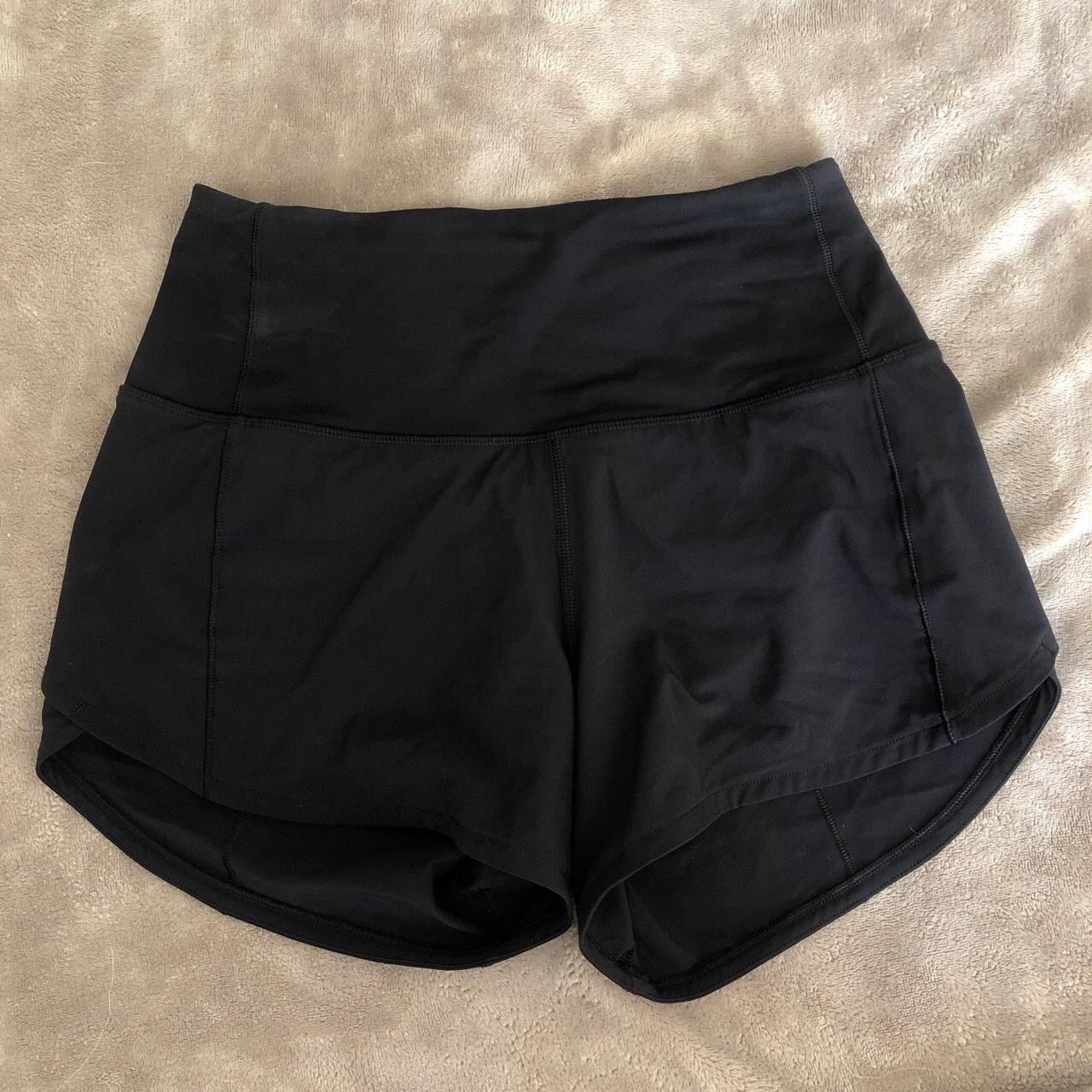 lululemon speed up run shorts 3-4” size 0 -willing... - Depop