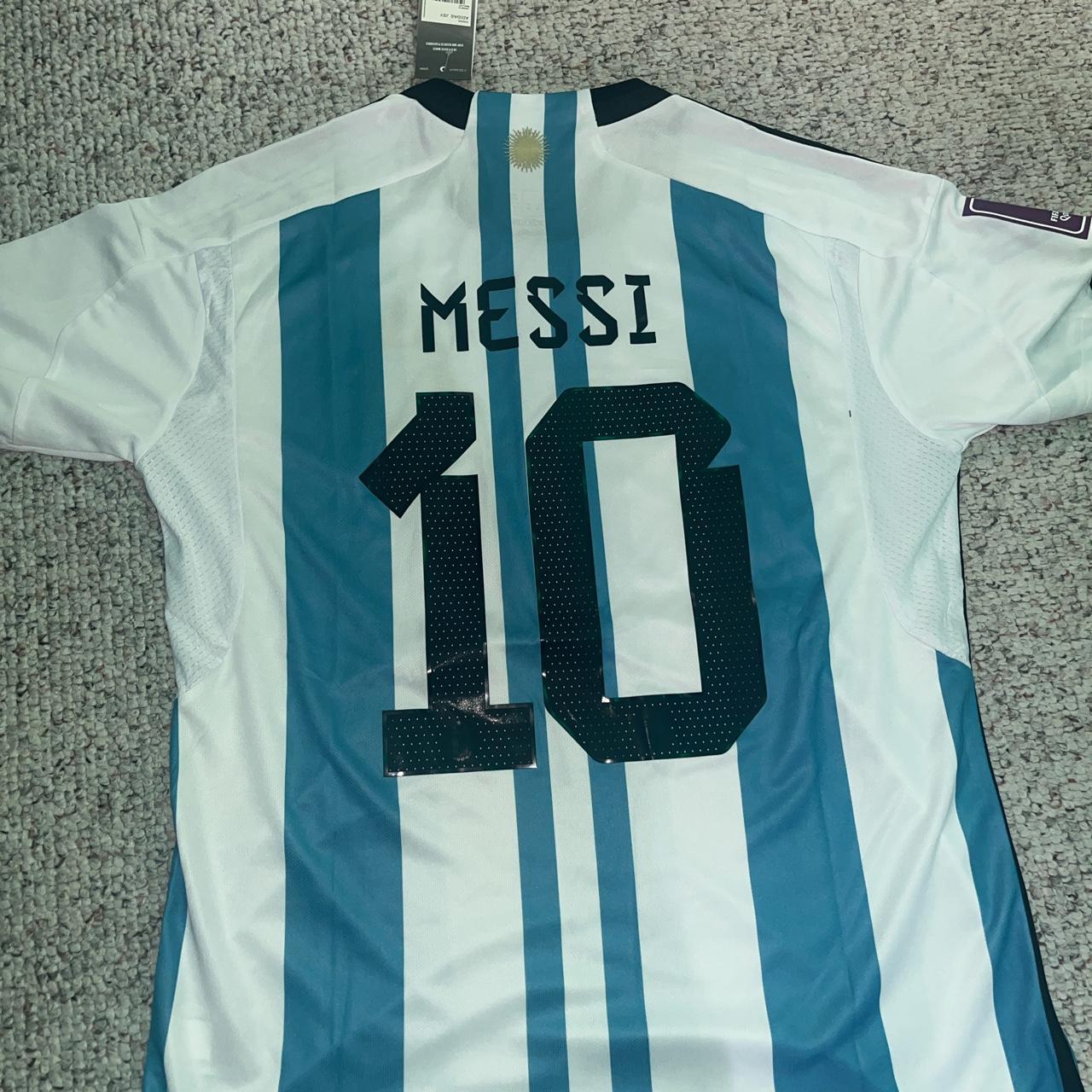 Brand new 2022 Messi Argentina Jersey for sale Open - Depop