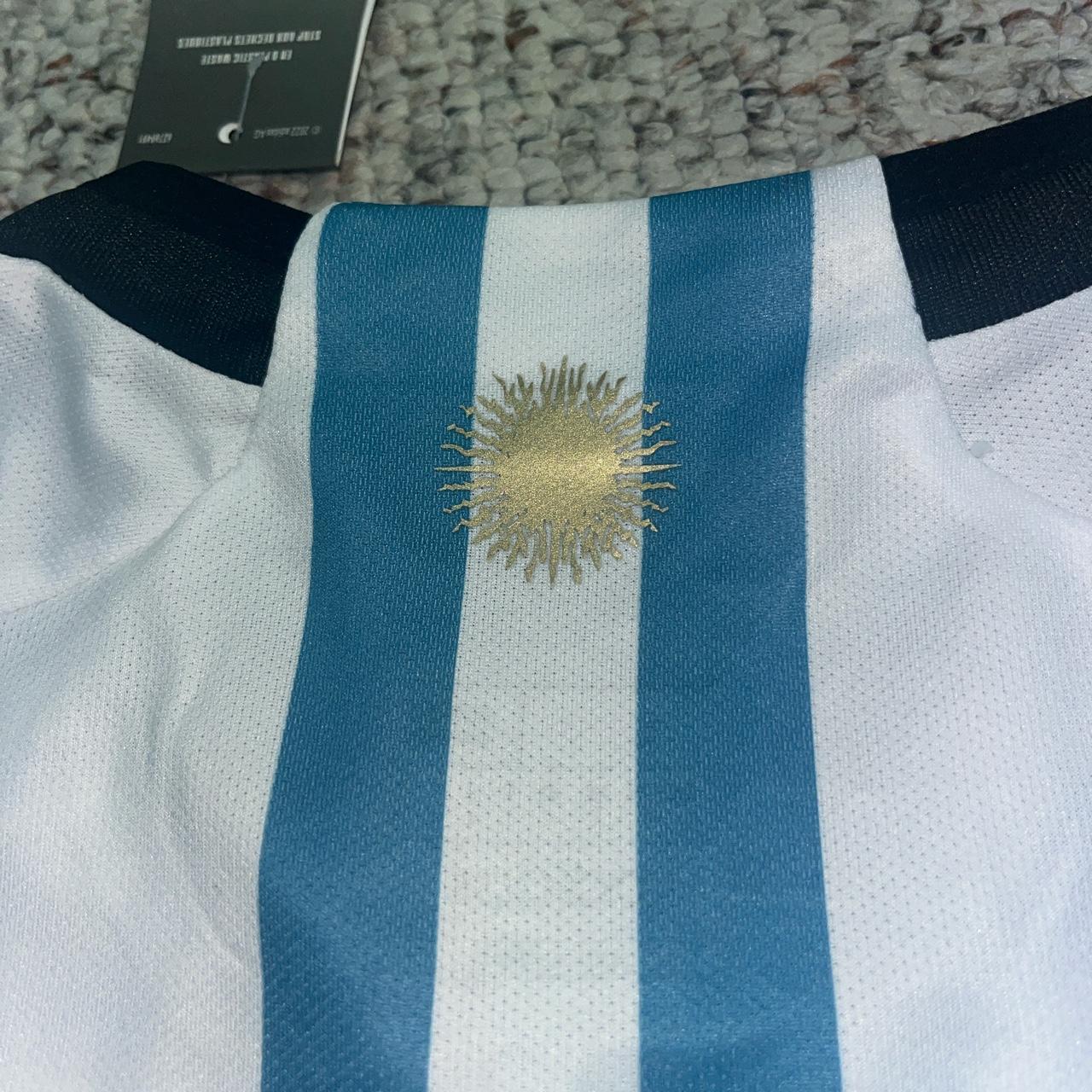 Adidas World Cup 2022 Messi Argentina 3 stars Jersey - Depop