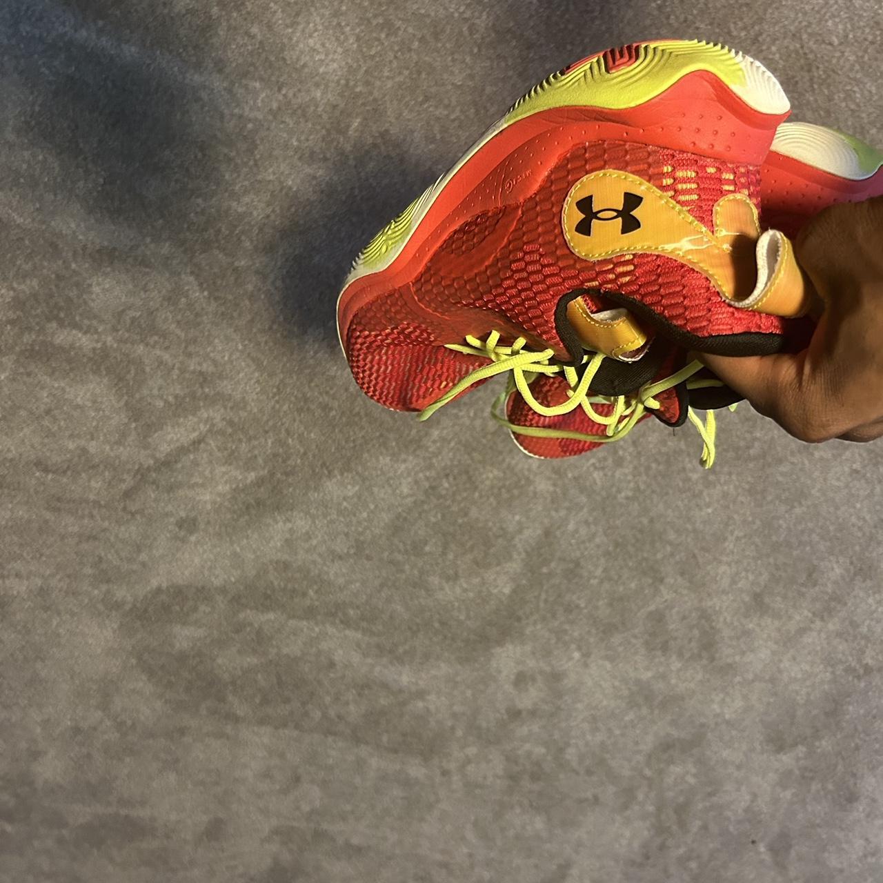 Red UAA circuit shoes Under Armour anatomix Good... Depop