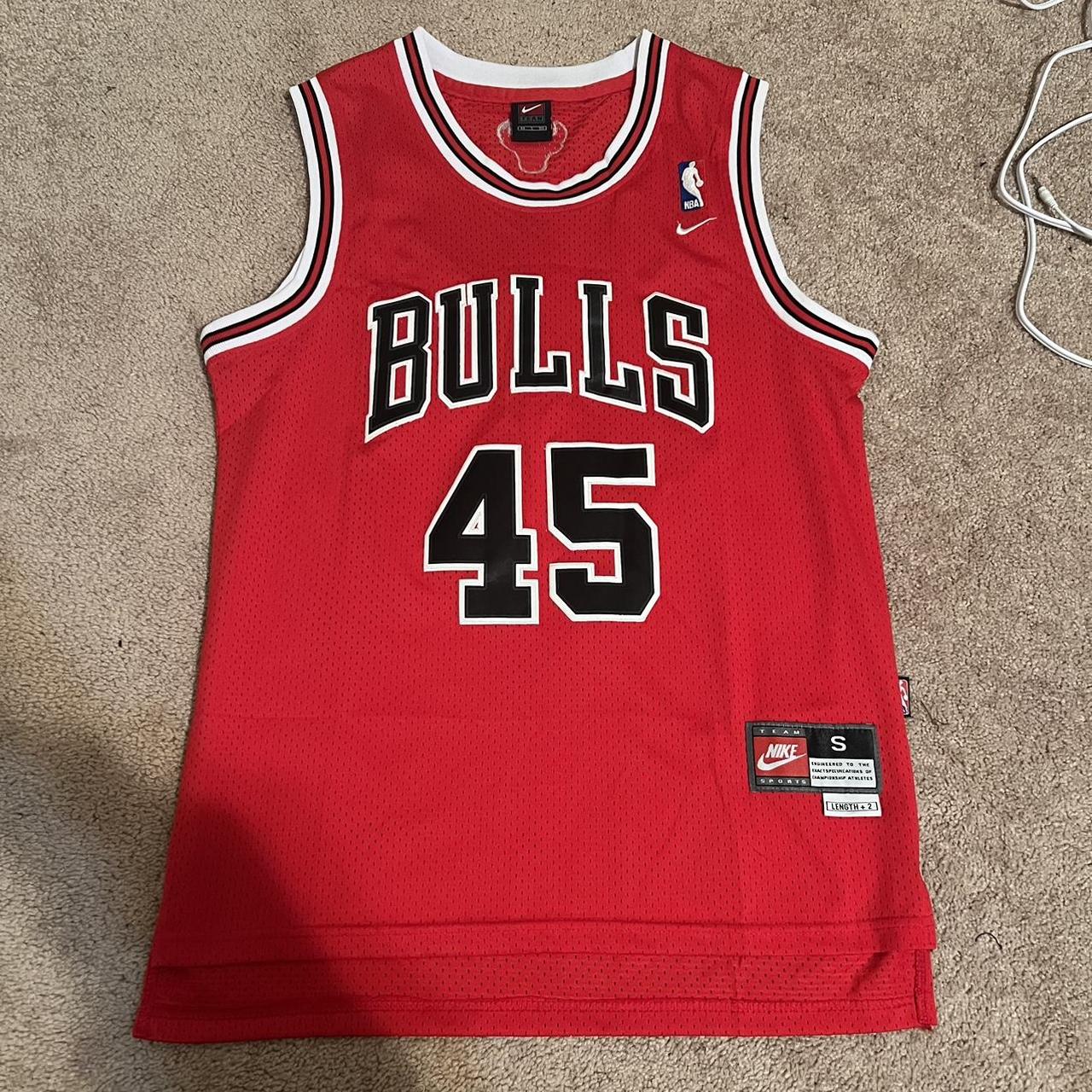 Michael Jordan Bulls Jersey -size marked S #jersey... - Depop