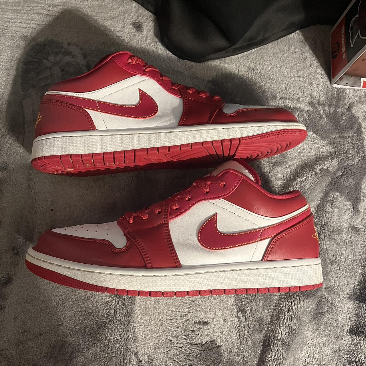 Jordan 1 Low “Cardinal Red” - Depop