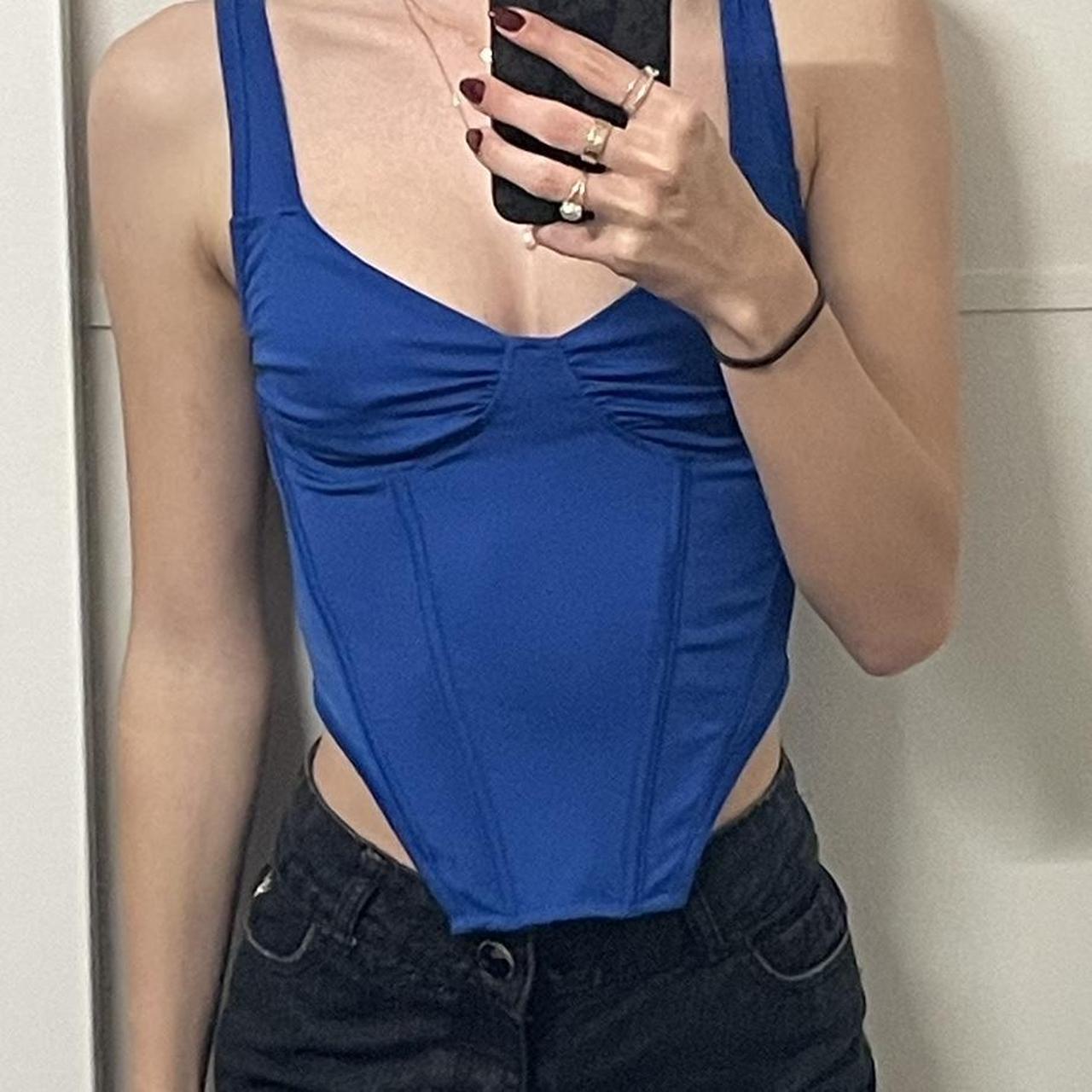Blue supre corset Depop