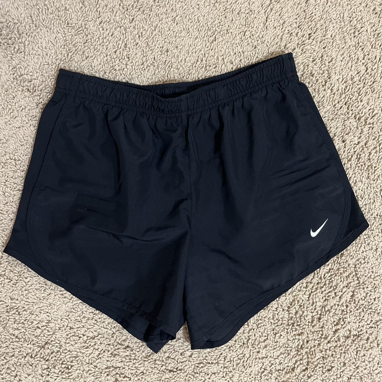 nike black dri fit running shorts size xs/s • 2”... - Depop