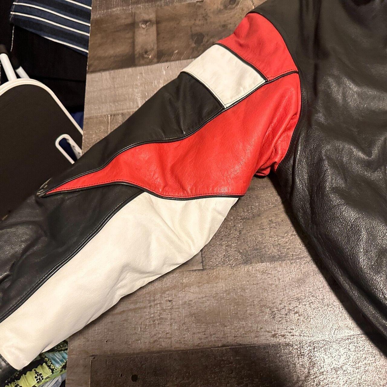 VTG Pro Player Chicago Bulls Leather Bomber Jacket | Depop