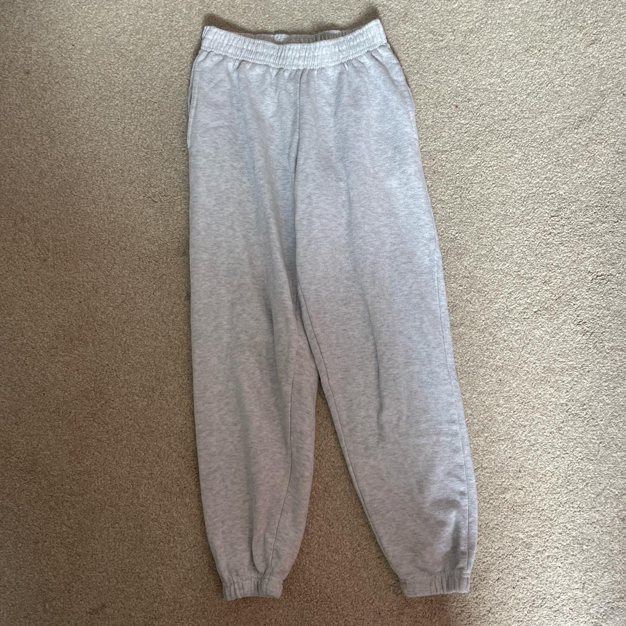 Small Grey New Look joggers, perfect condition would... - Depop