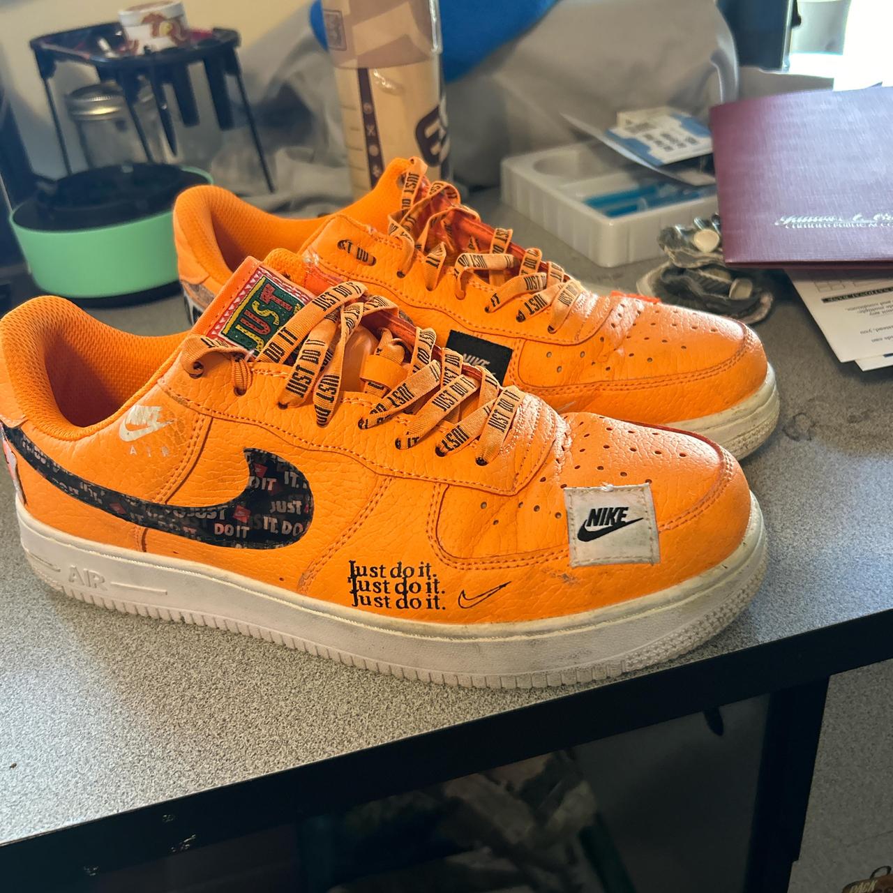 Orange af1 just do it on sale