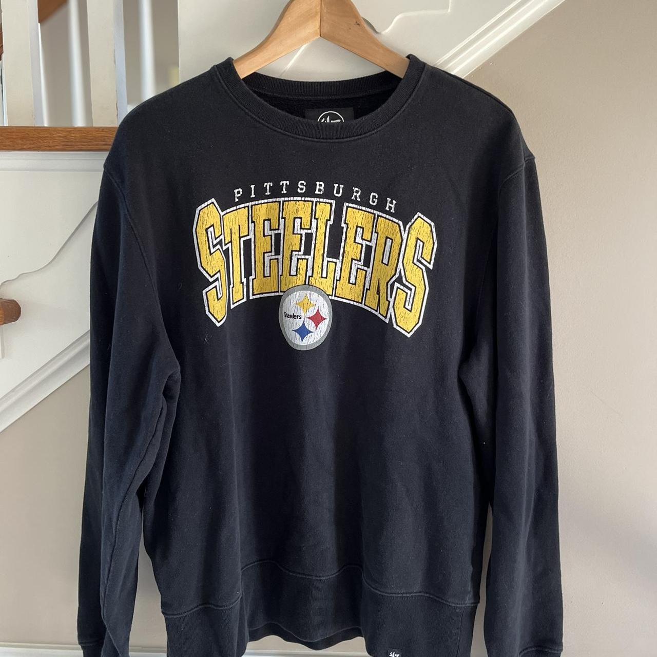 Pittsburgh Steelers 47 Brand NFL Crew Sweatshirt L