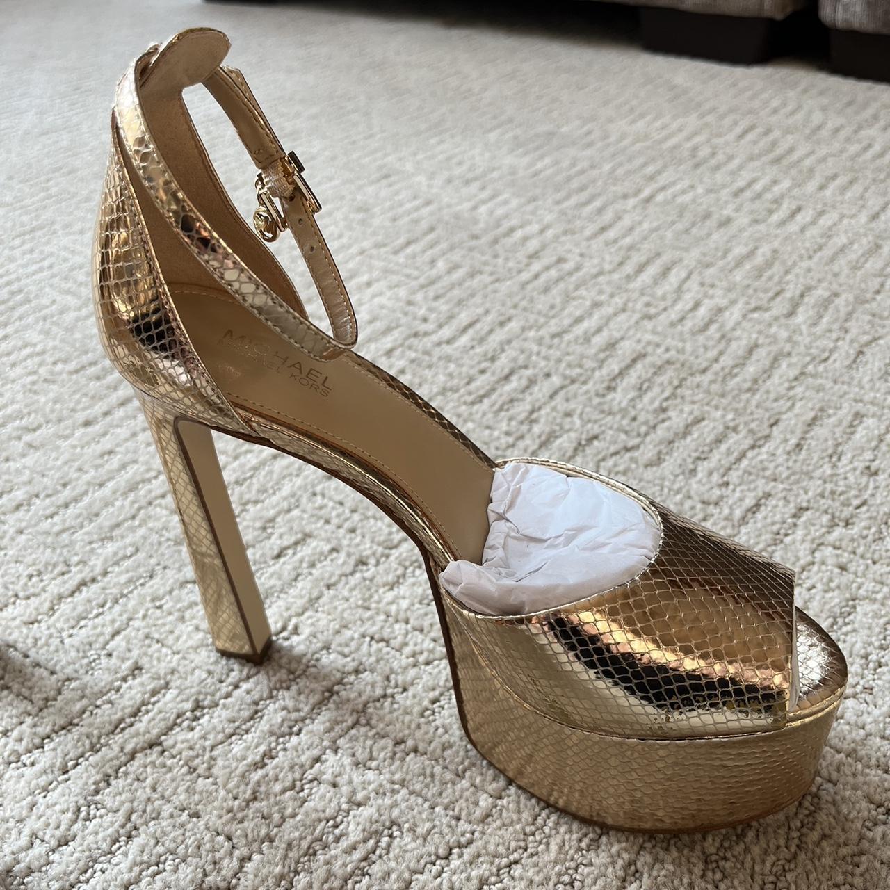 Michael kors peep toe pumps online