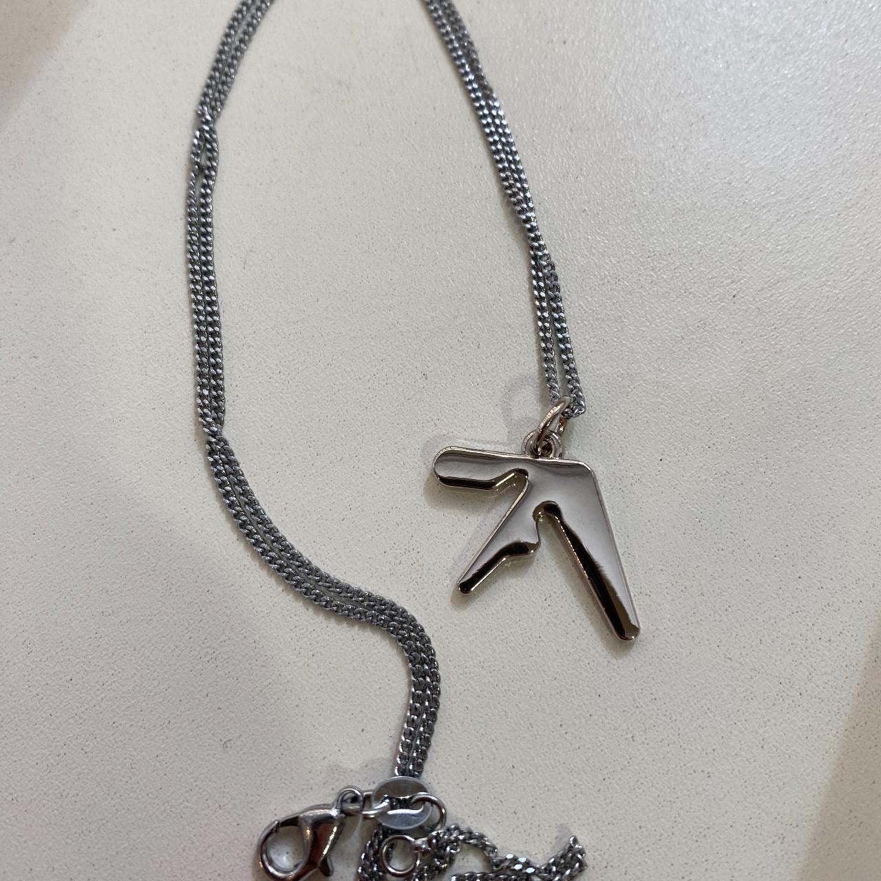 Aphex Twin Necklace Stainless Steel 23 in (60cm)... Depop
