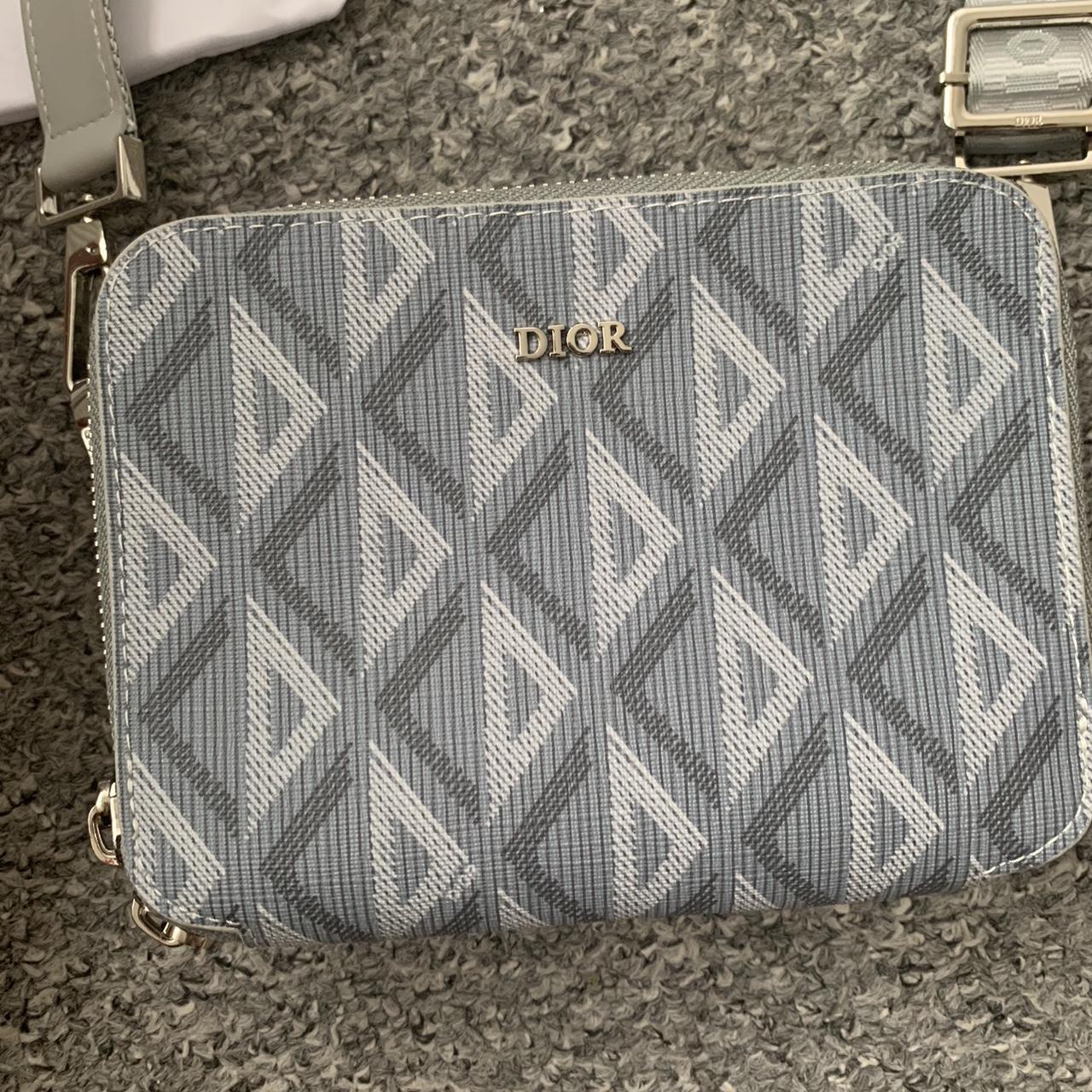 Perfect condition, Dior pouch with CD design. Send... - Depop