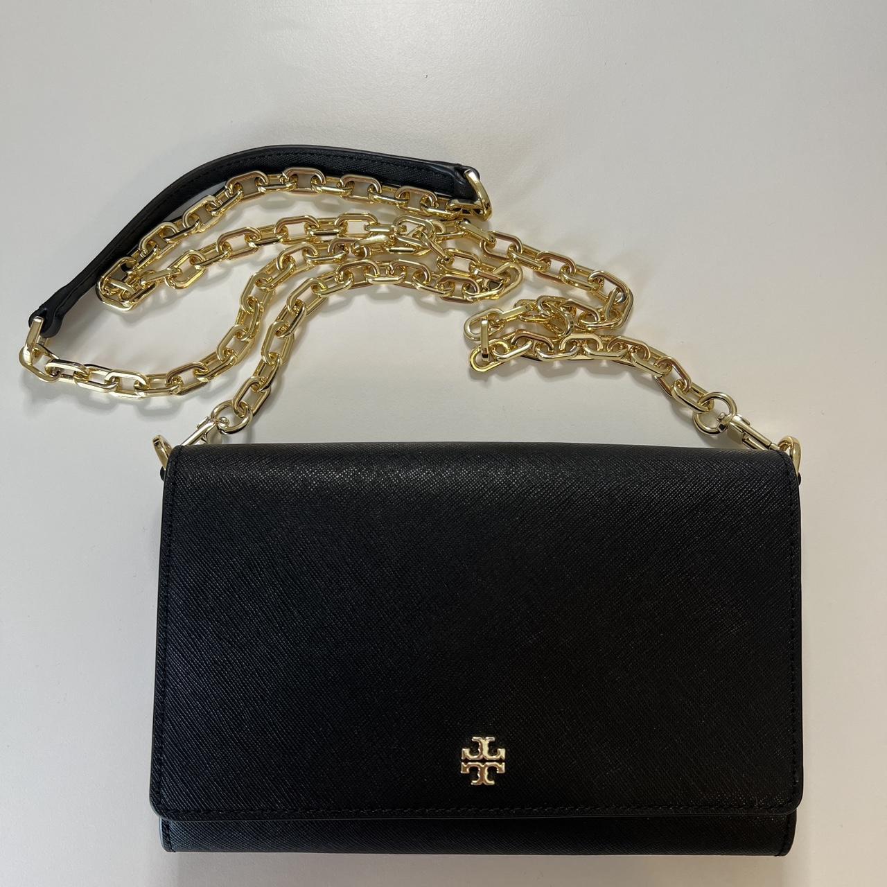 Tory Burch shops black handbag Barely used