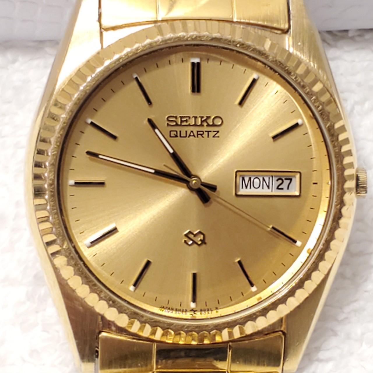 Seiko sq outlet gold