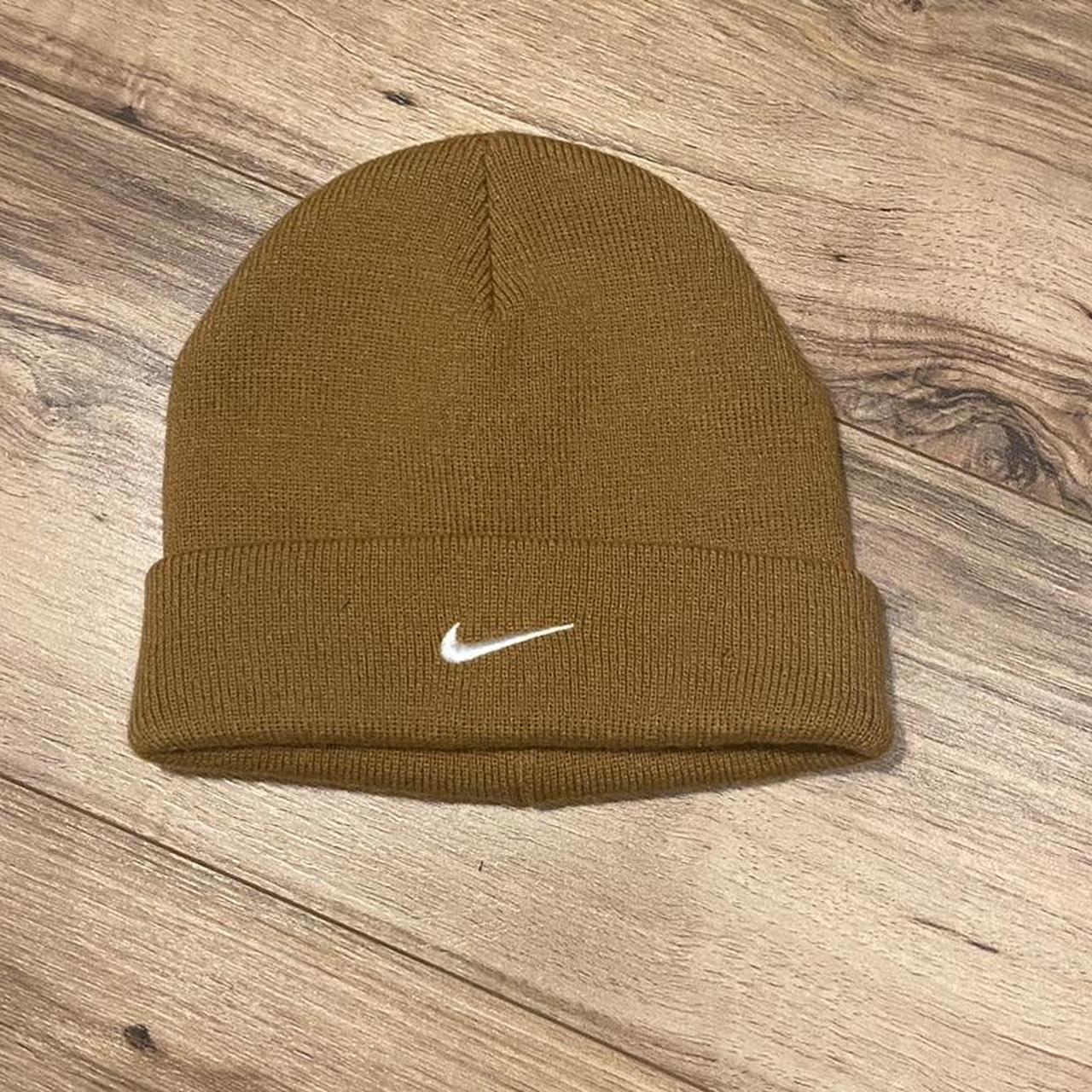 tan nike beanie