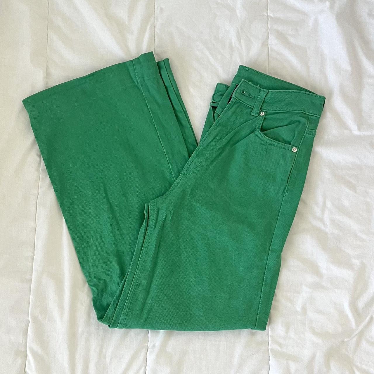 H&m shop green jeans