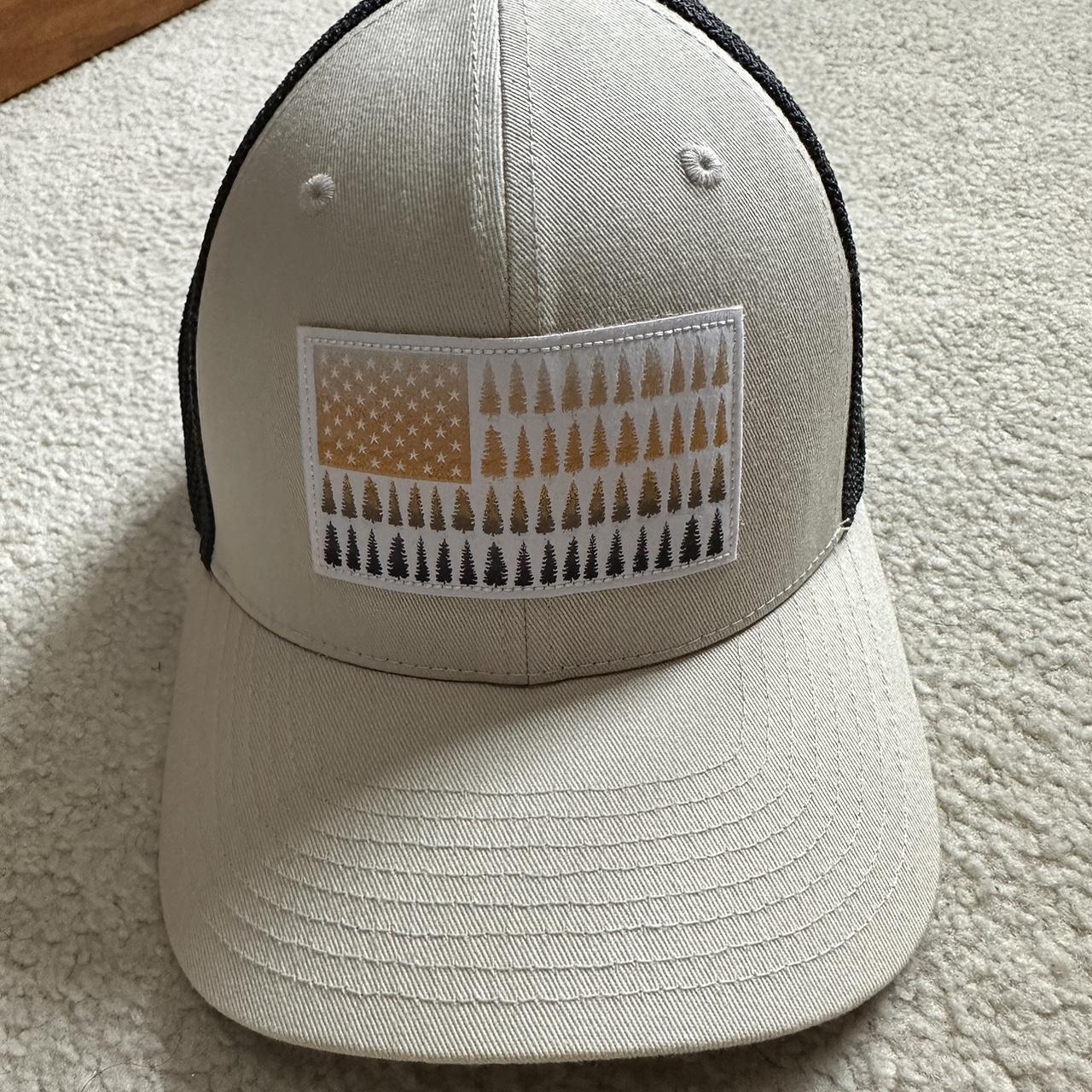 All size fits to head. Never worn brand new trucker