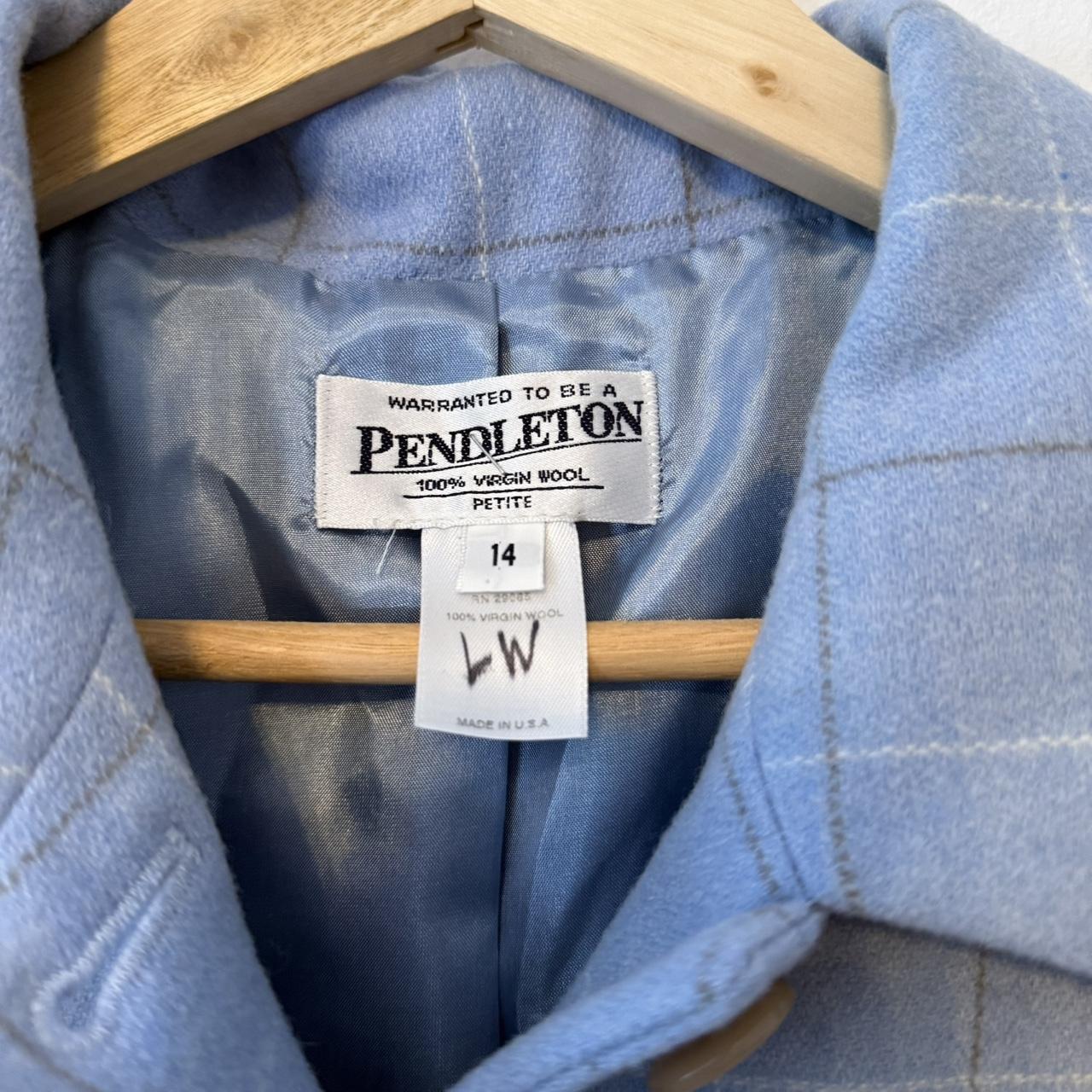 Pendleton Women's Wool Jacket - Blue - M – Pendle… - image 3