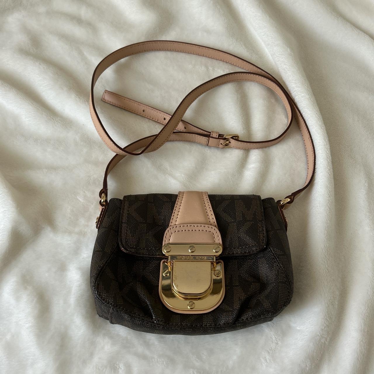 Michael kors store tan crossbody bag