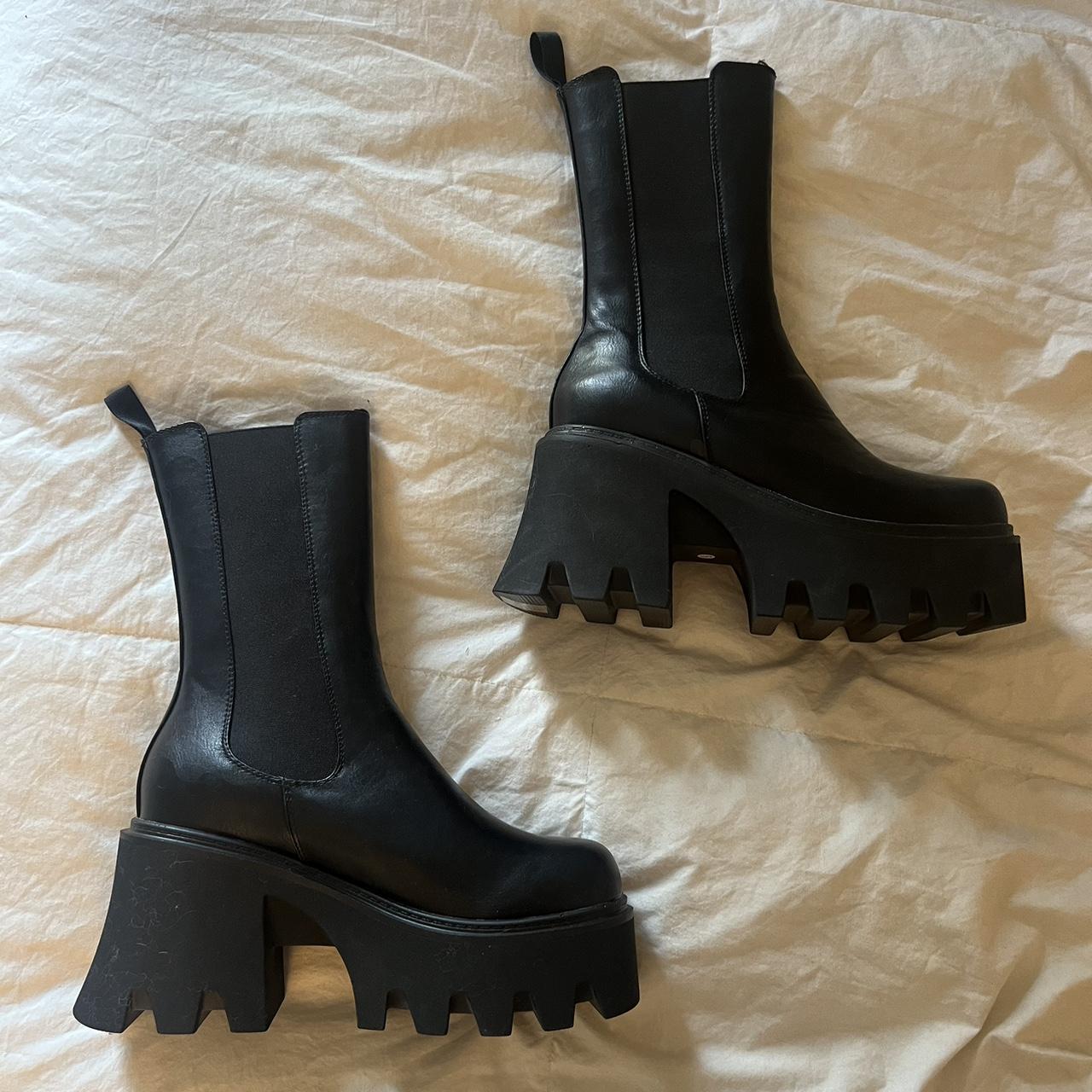 Lamoda Wipe Out Chunky platform boot. Never been... - Depop