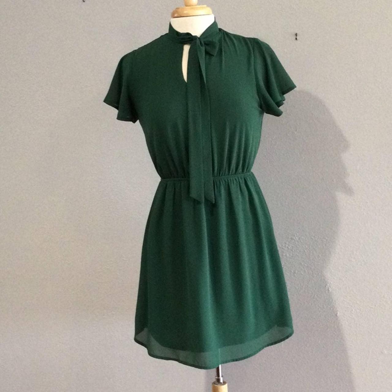 Monteau green dress sale