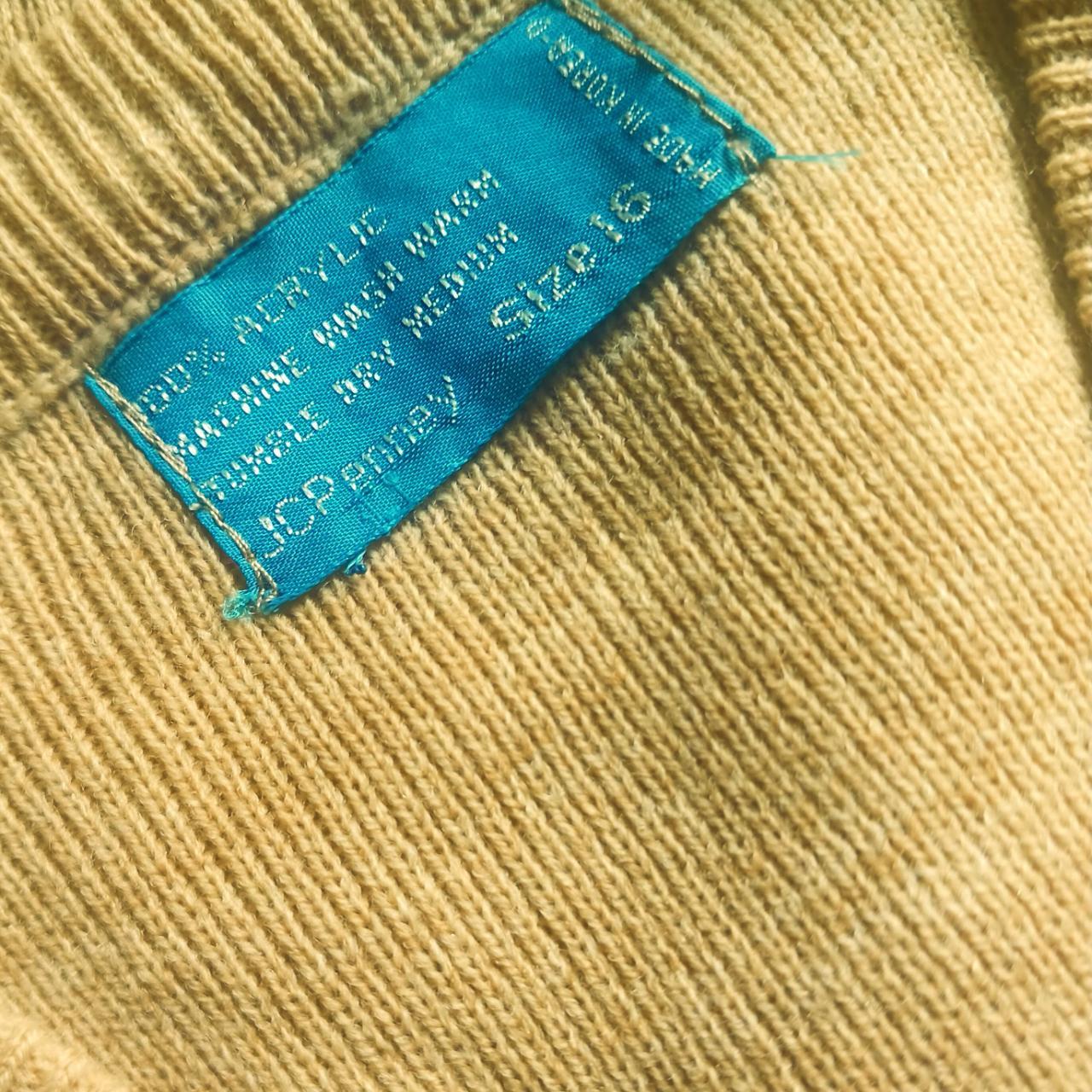 Vintage 70's JC Penny Acrylic Sweater Vest. Argyle... Depop