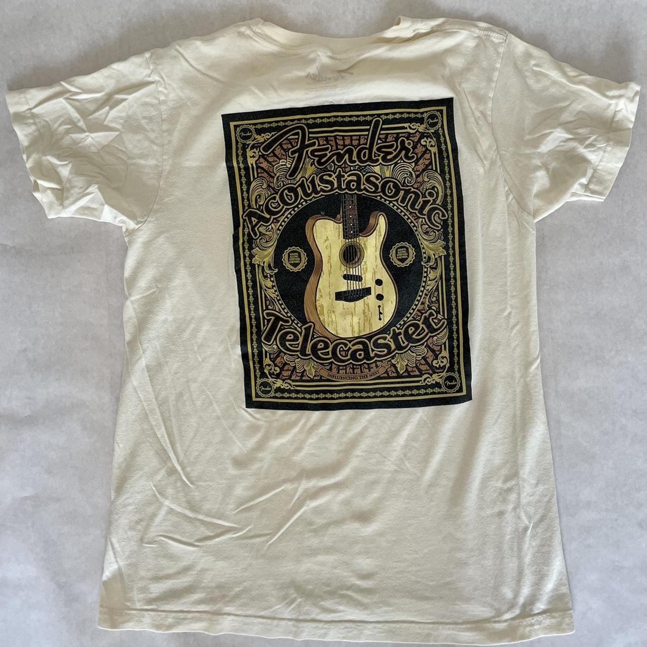 fender acoustasonic telecaster graphic tshirt - Depop