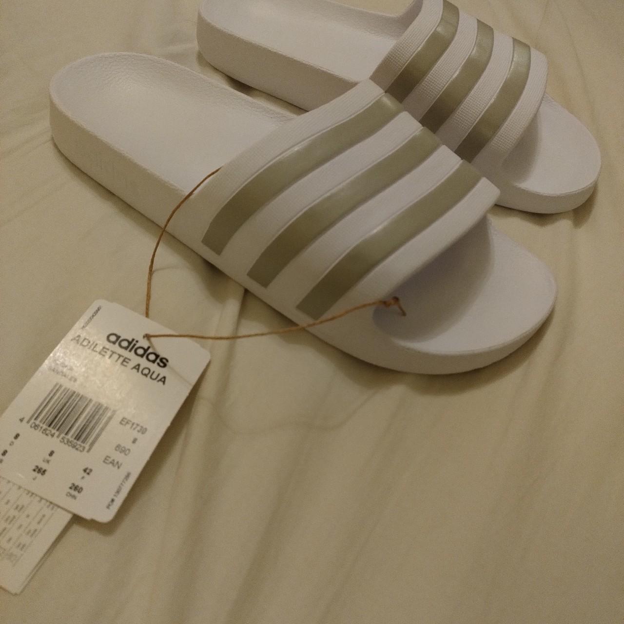 mens grey adidas sliders