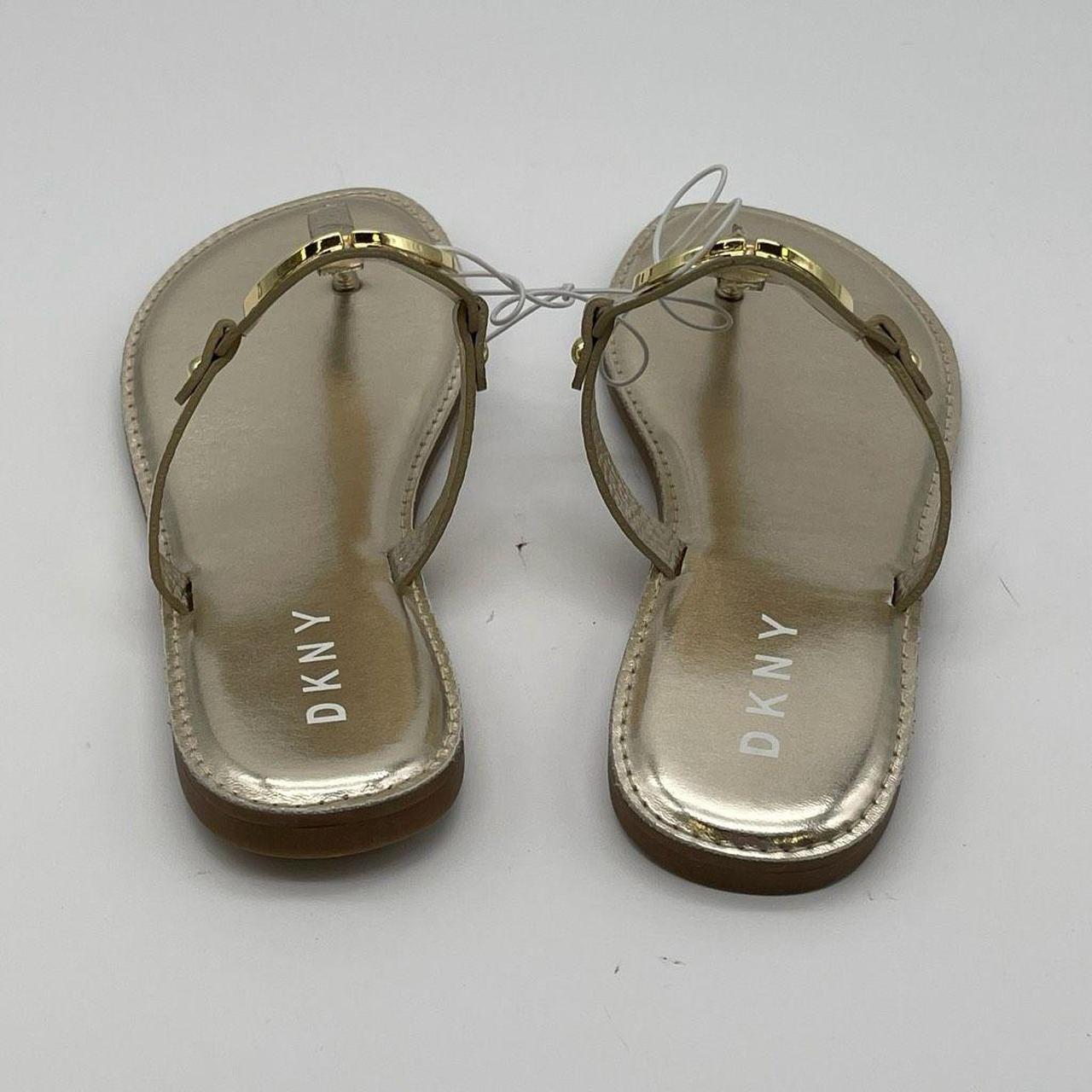 Dkny gold sandals deals