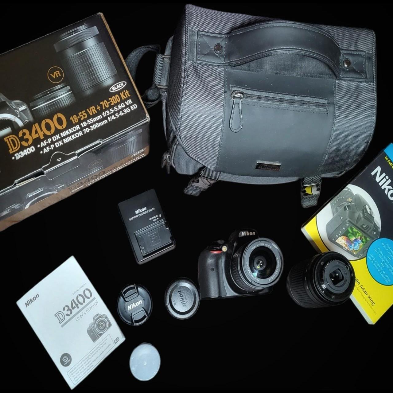 Nikon D3400 Digital SLR Camera with 18-55mm and - Depop