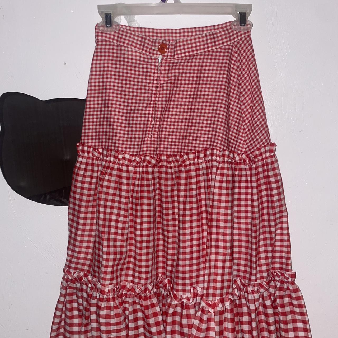 Long picnic skirt Dm me before buying It’s a small... - Depop