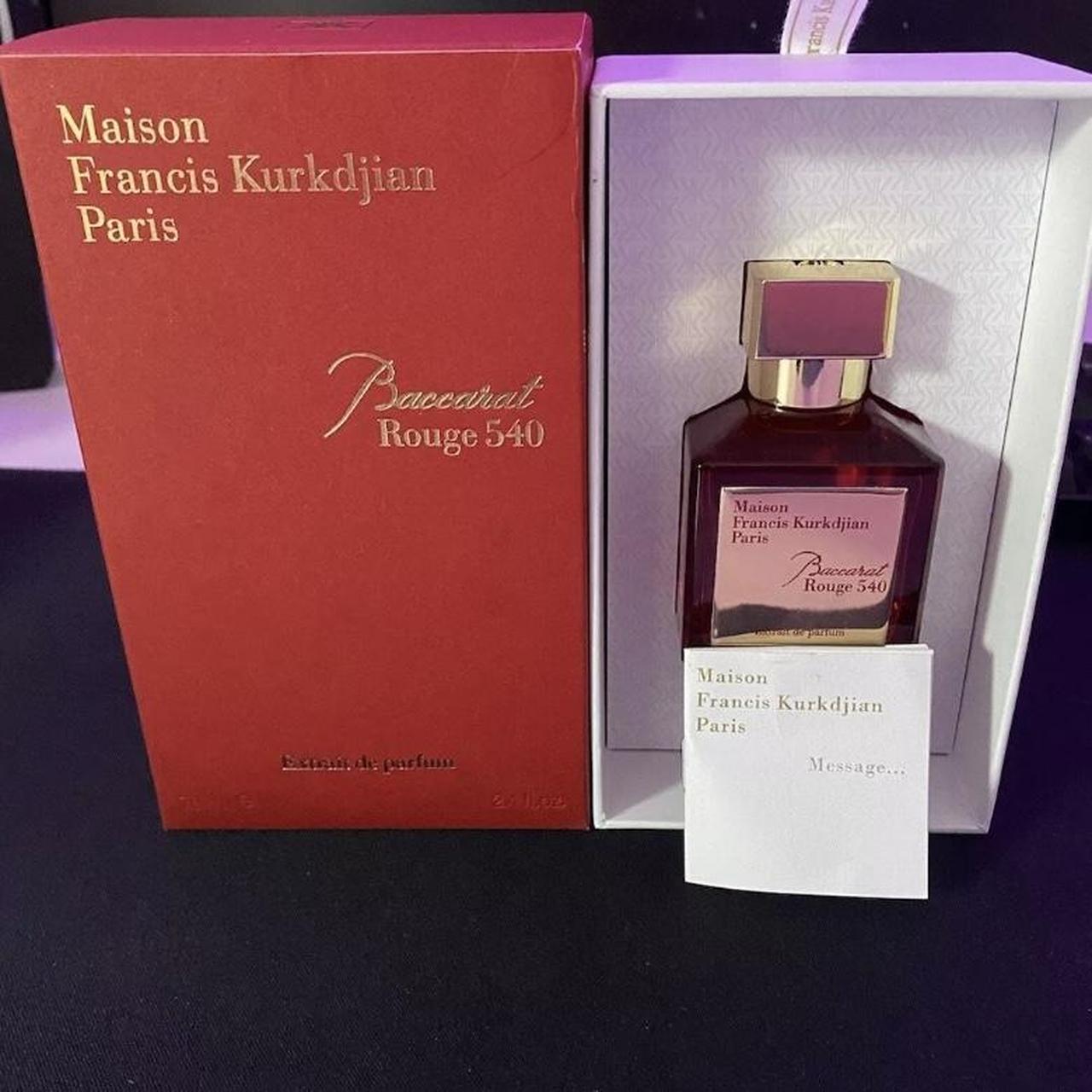 Maison Francis Kurkdjian Baccarat Rouge 540 70ml Eau | Depop