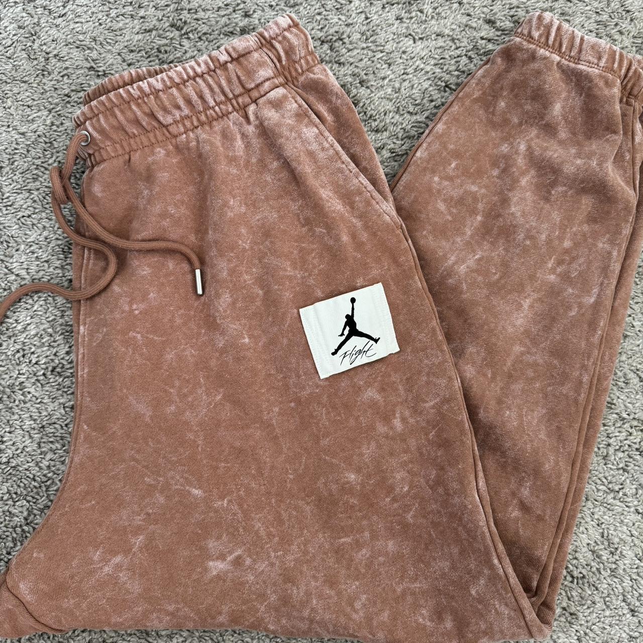 Maroon/ white / Brown Jordan Joggers Men’s size XL... Depop