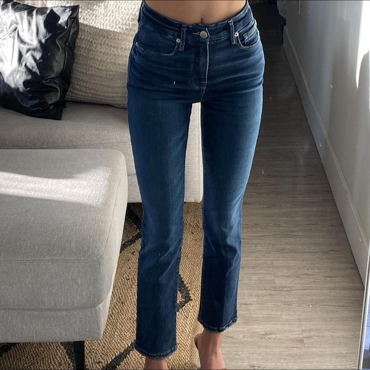 NWT Good American Jeans  SOFT-TECH GOOD LEGS - Depop