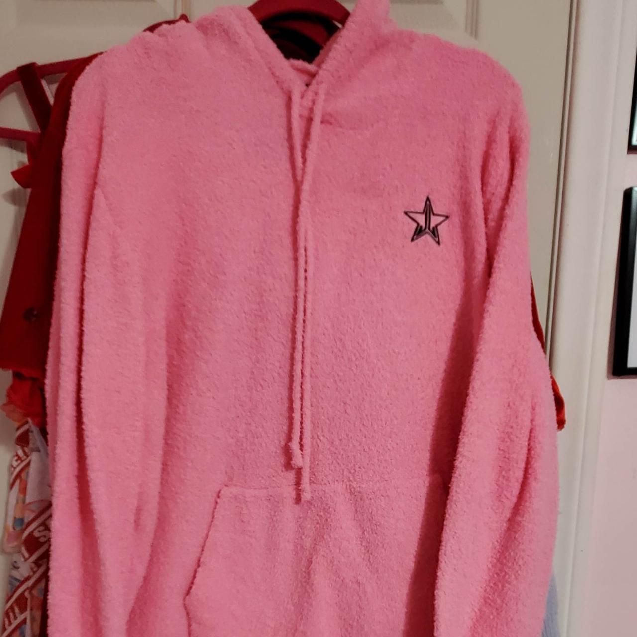 Jeffree Star Pink Hoodie 4XL never worn no