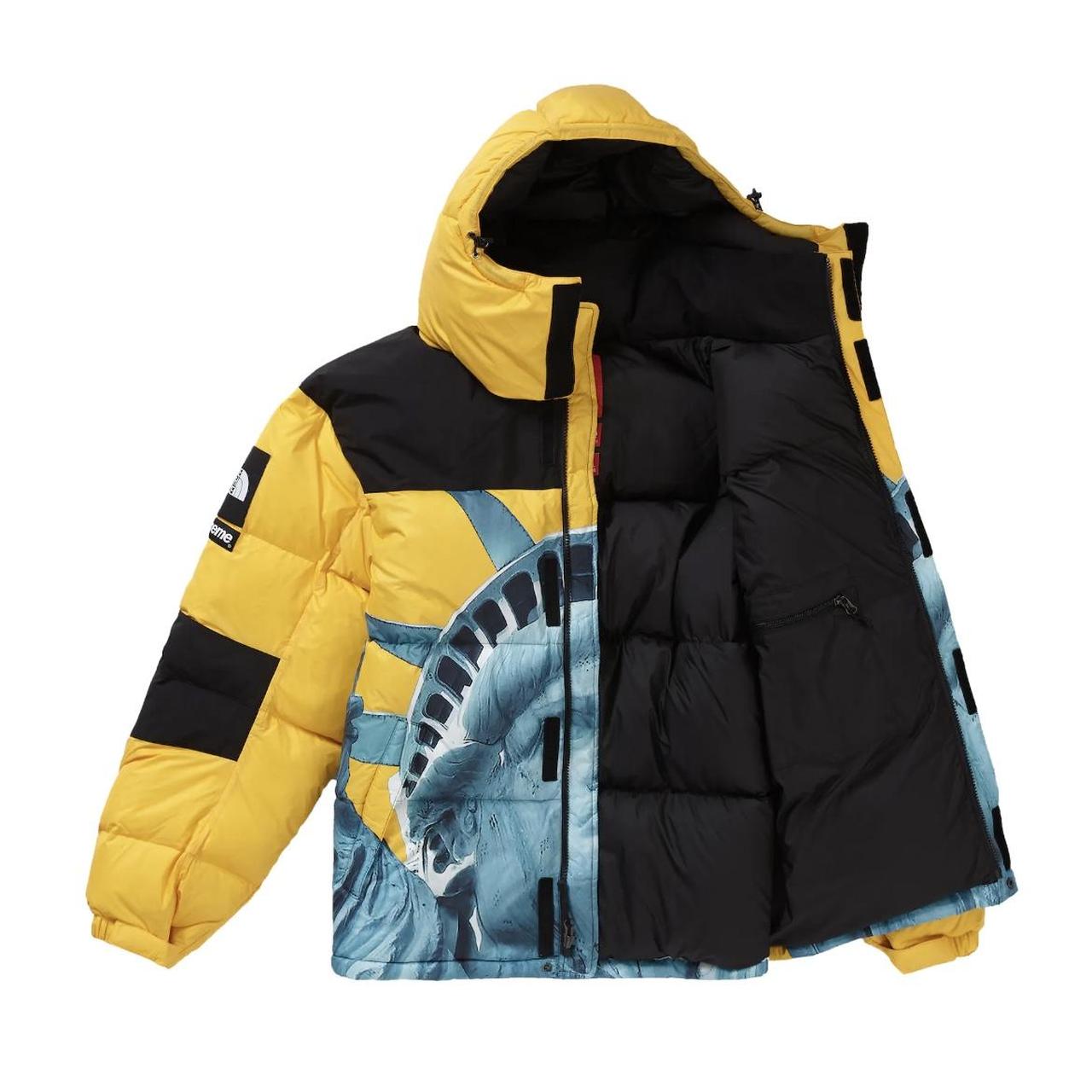 North face clearance supreme yellow jacket