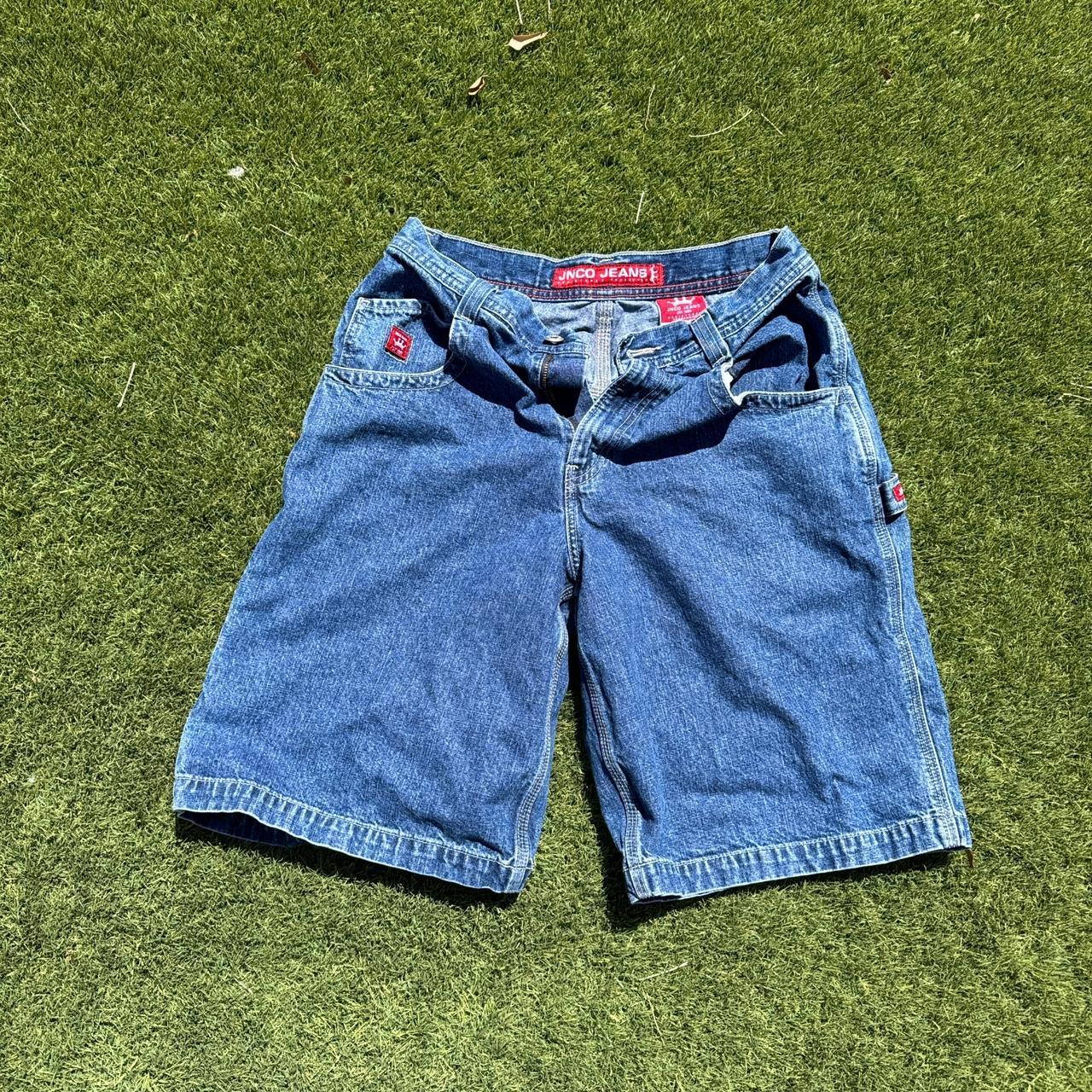 Jnco Crown Jorts Personals so price is high and... - Depop